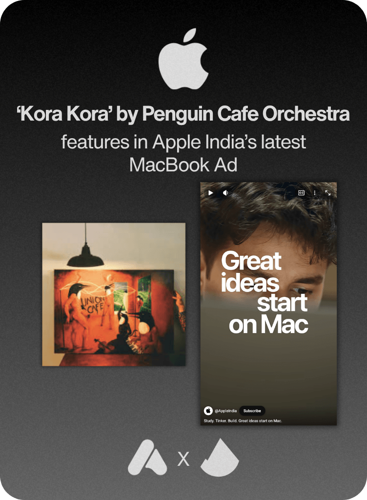 ‘Kora Kora’ by Penguin Cafe Orchestra features in Apple India’s latest MacBook Ad